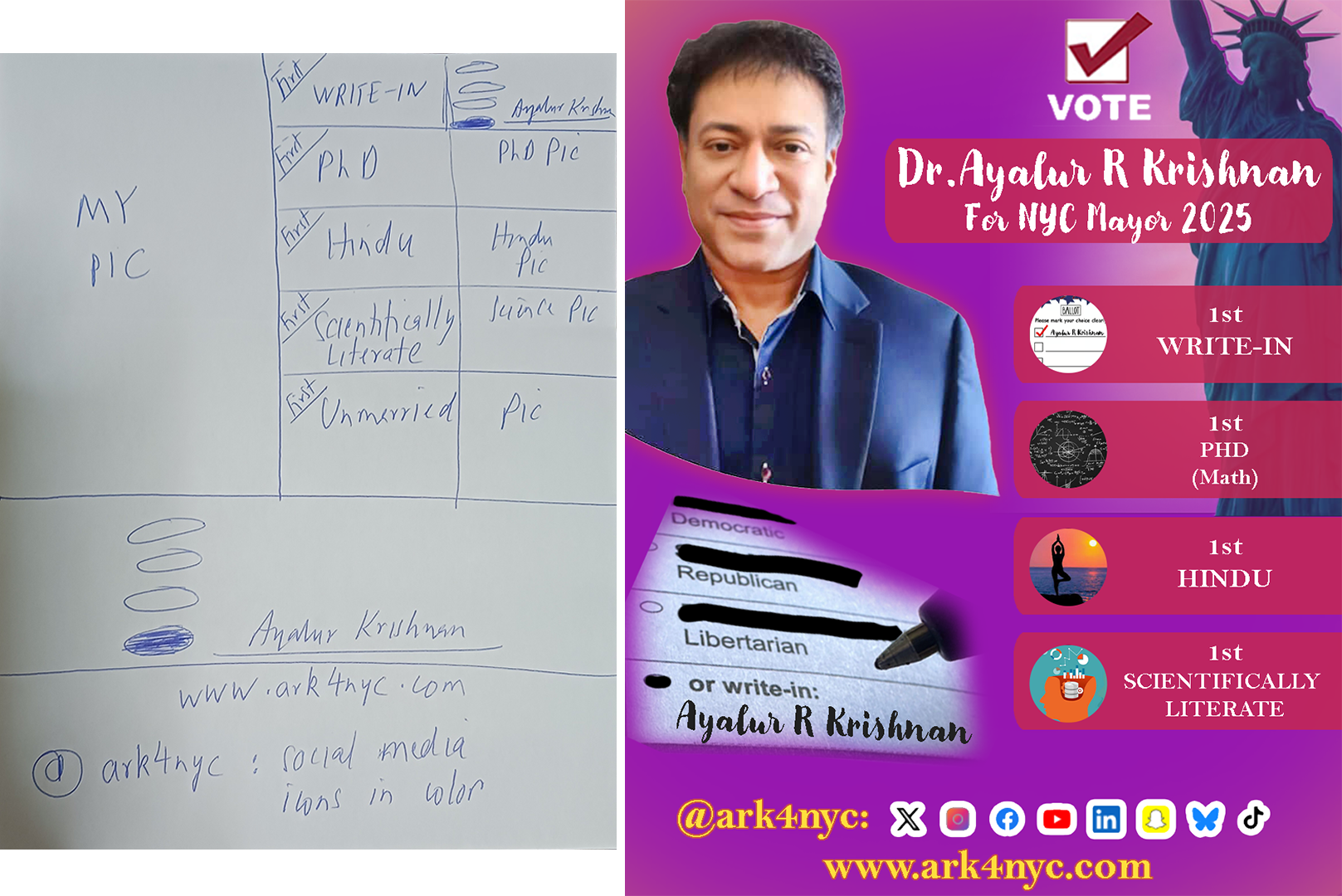 Flyer Krishnan Before After